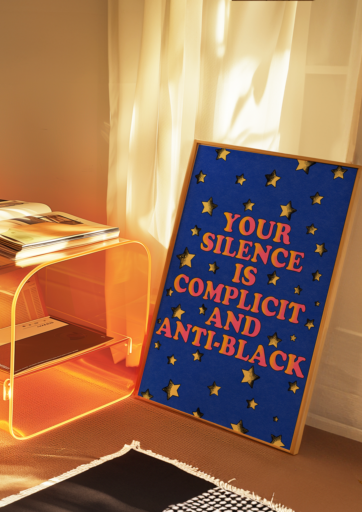 Your Silence is Complicit and Anti-Black poster