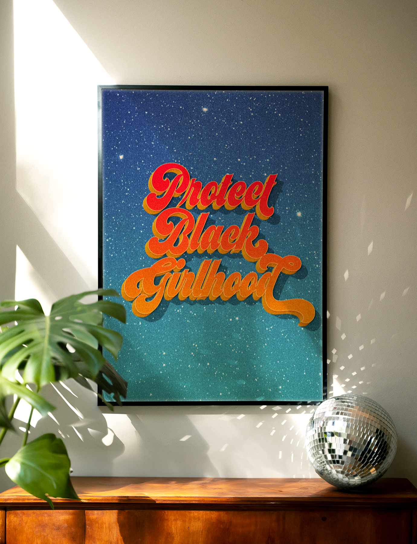 Protect Black Girlhood poster print