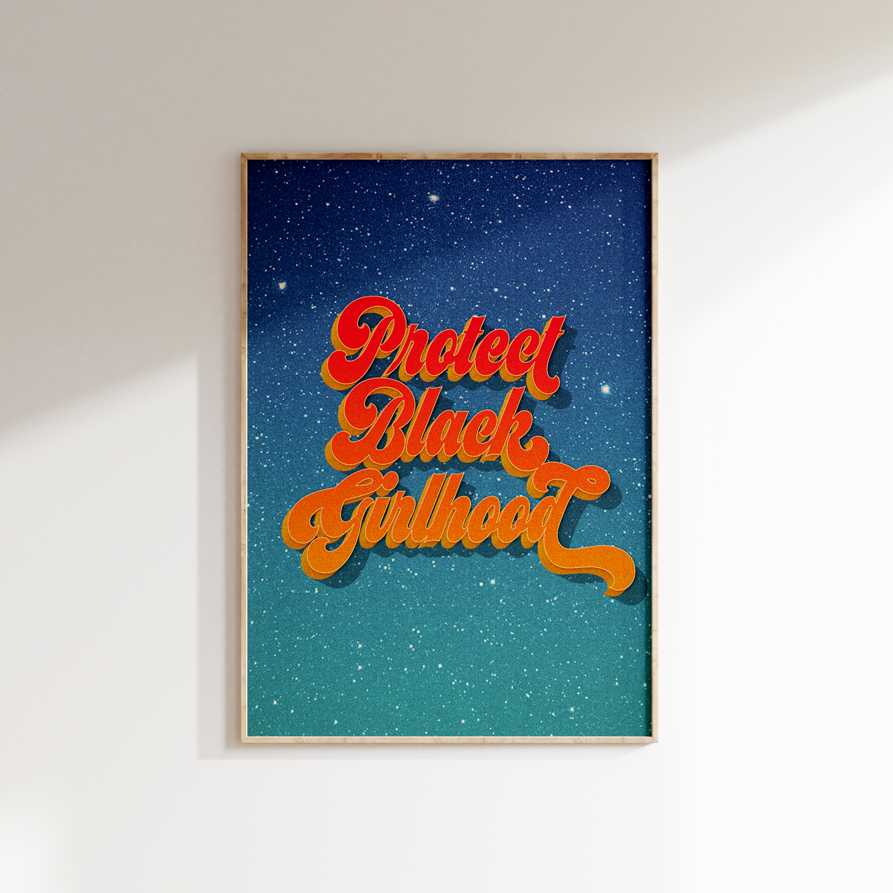 Protect Black Girlhood poster print