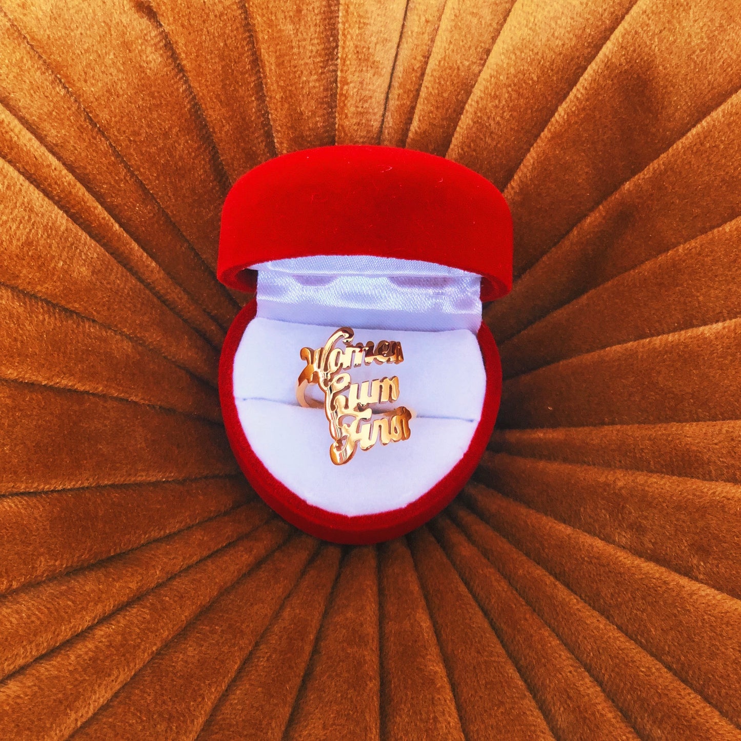 Women Cum First 18k Gold Plated Ring - Brownie Points for You