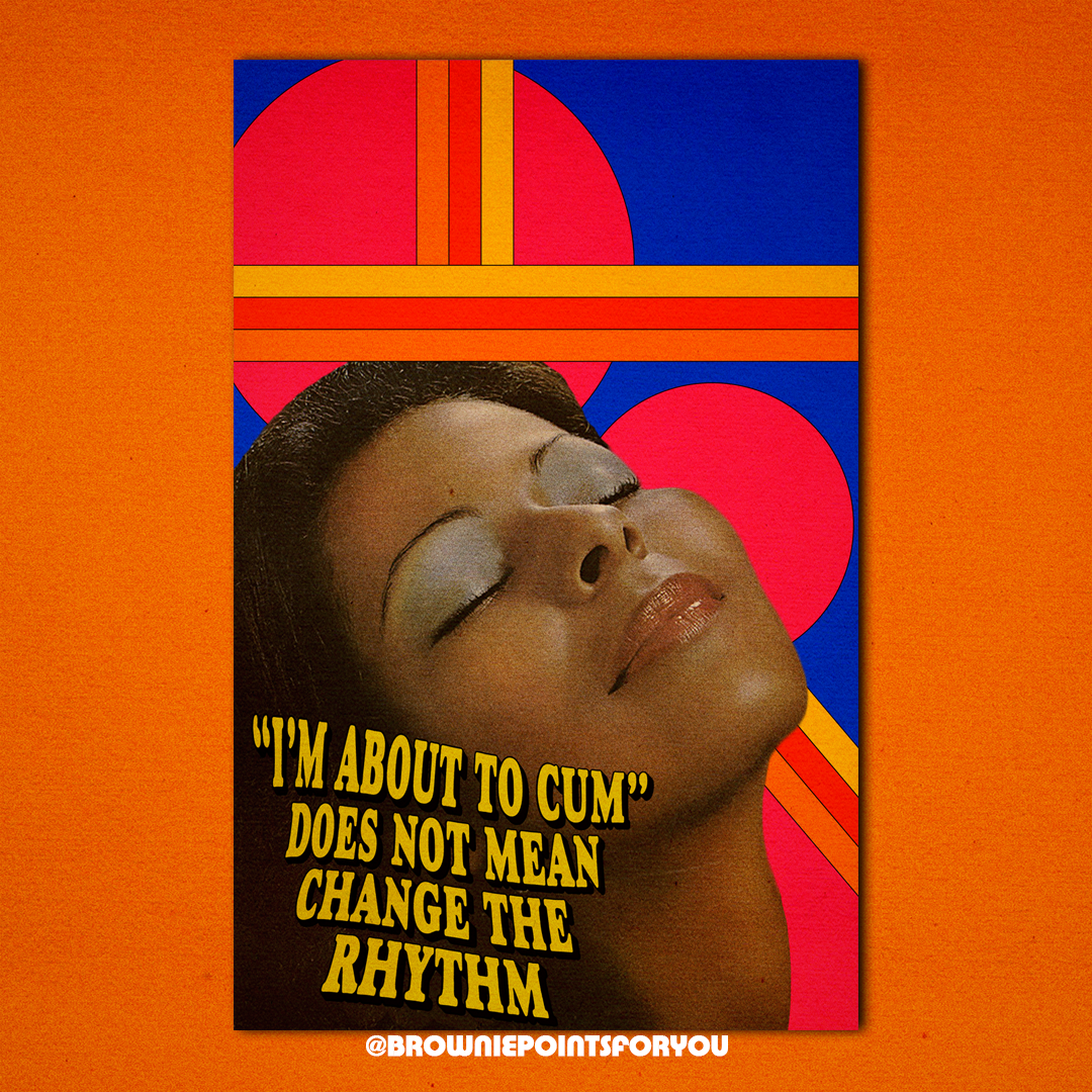 Don't Change the Rhythm print - Brownie Points for You
