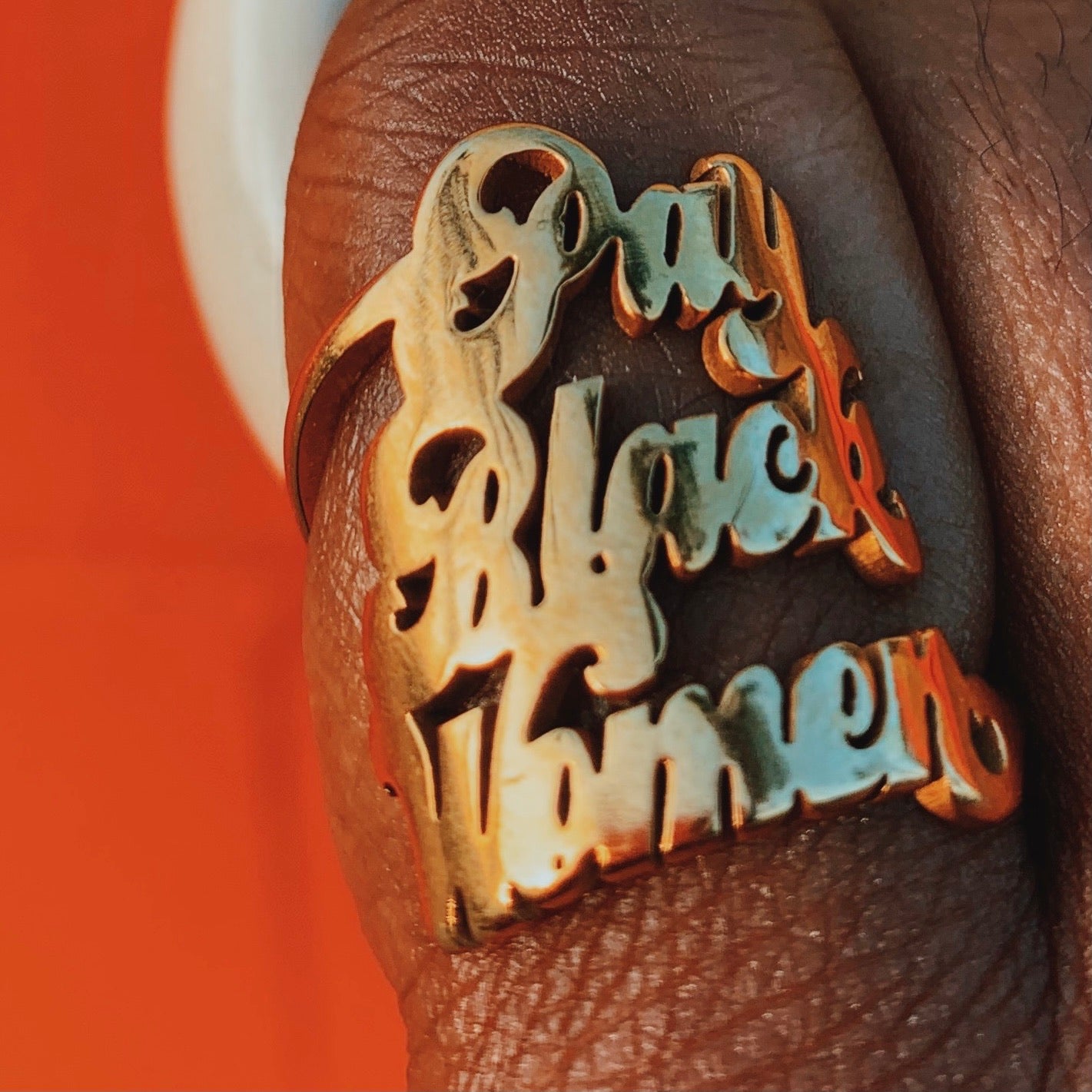 Pay Black Women 18k Gold Plated Ring - Brownie Points for You