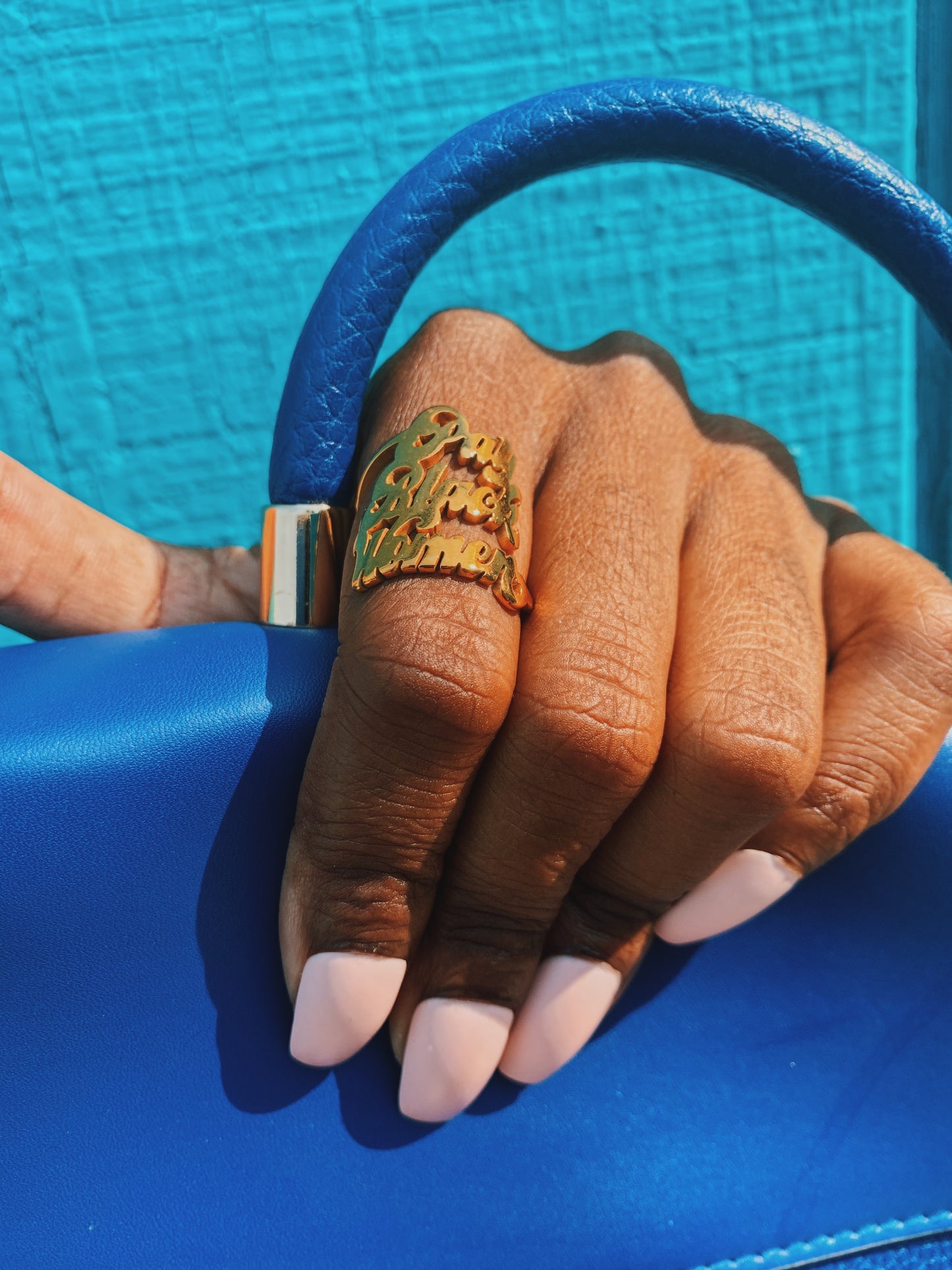Pay Black Women 18k Gold Plated Ring - Brownie Points for You