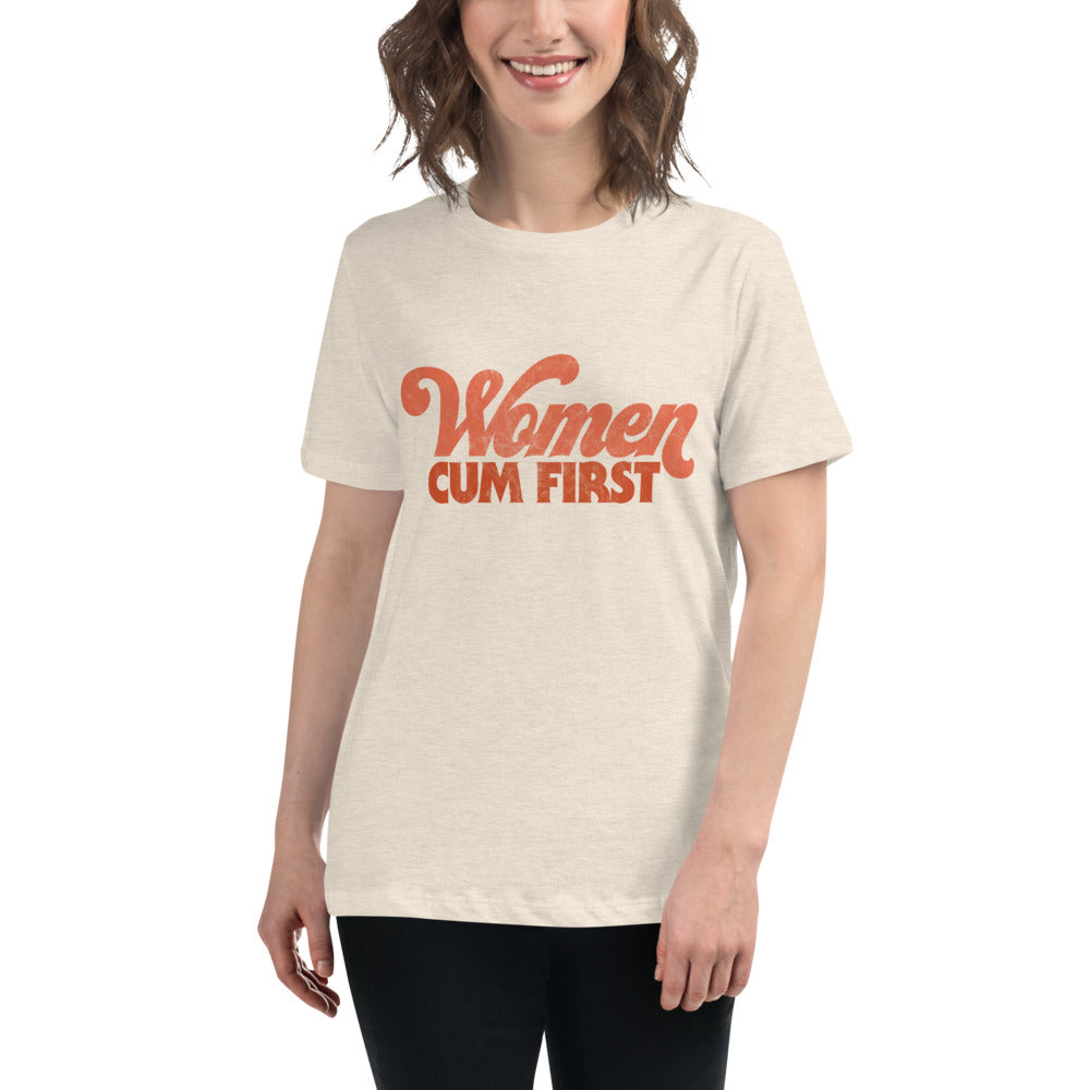 Women Cum First t-shirt - Brownie Points for You