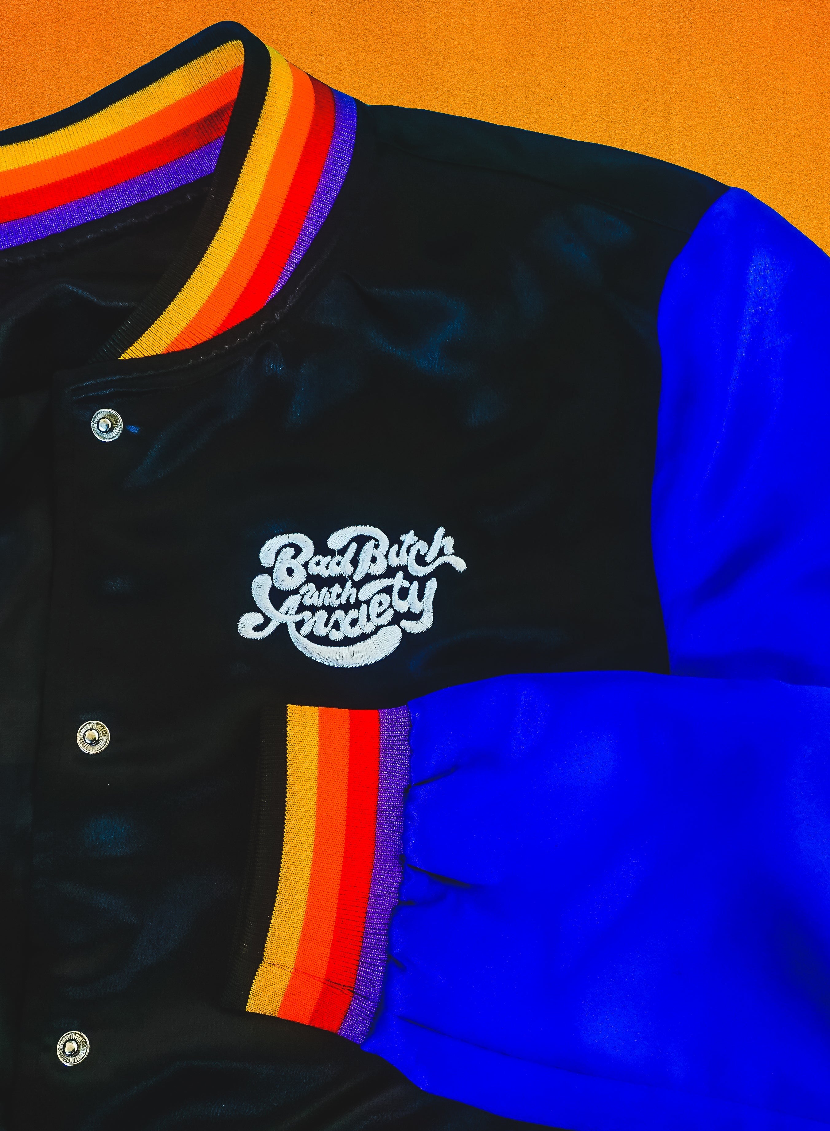 Bad Bitch with Anxiety outlet Varsity Bomber Jacket