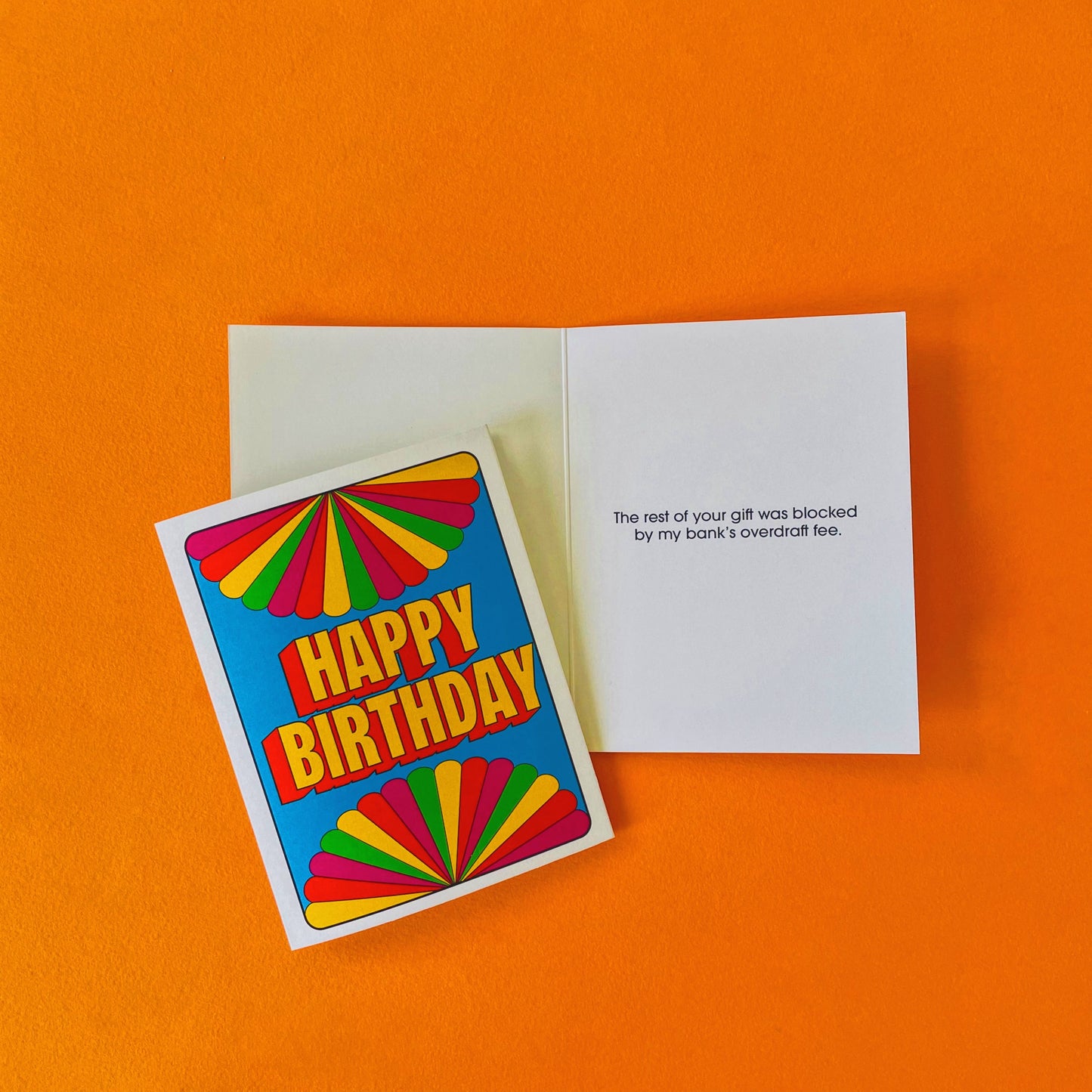 Happy Birthday But I Don't Want to Overdraft greeting card - Brownie Points for You