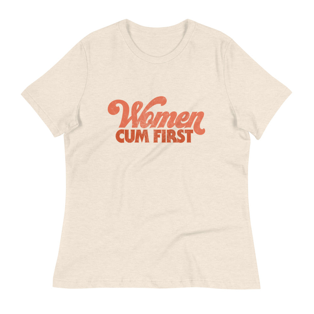 Women Cum First t-shirt - Brownie Points for You